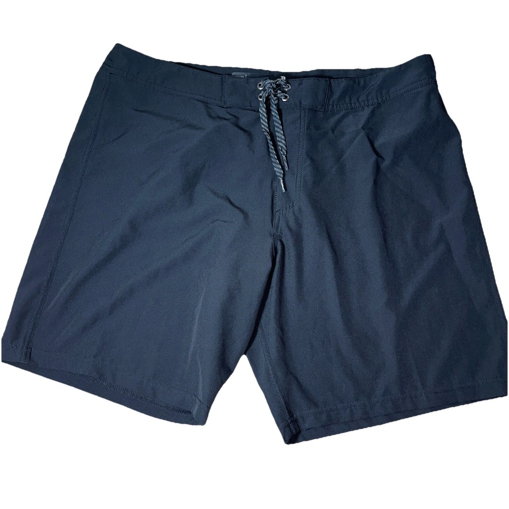 ISLAND HAZE Men's Stretch Black Board Short Swim Trunk Size 38‎